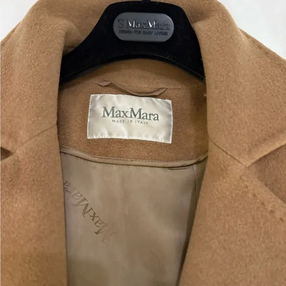 ICONIC MAXMARA MANUELA ICON THICK CAMEL COAT - LIKE NEW | MADE IN ITALY SIZE. 38 - Picture 10 of 11